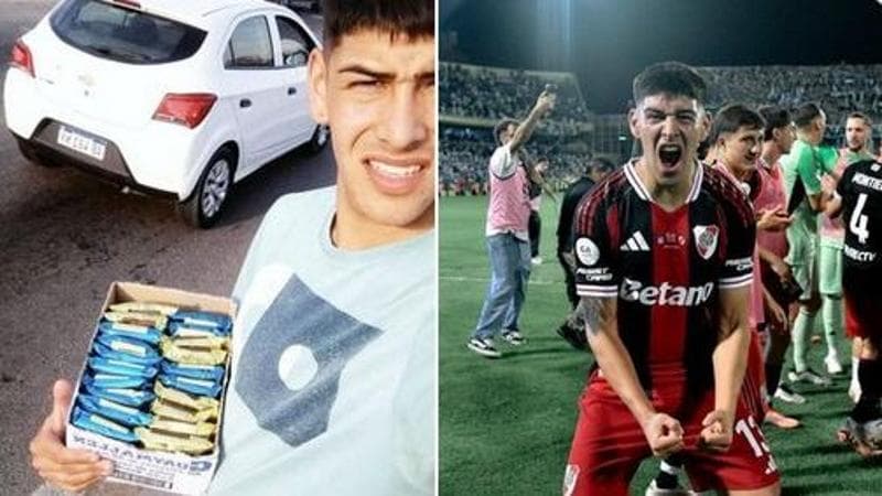 Lautaro Rivero, de vender alfajores en los semáforos a convertirse en promesa de River y la&nbsp;Selección