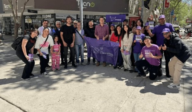 Los candidatos de La Libertad Avanza recorrieron San Juan para impulsar el modelo de Javier&nbsp;Milei
