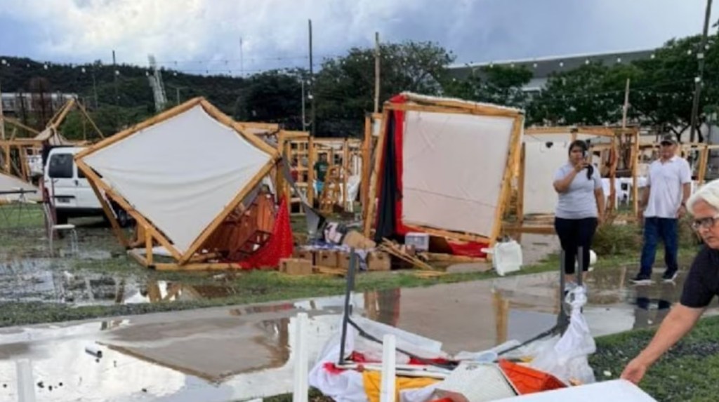 Clima extremo: fuerte temporal azotó catamarca y suspendió festival&nbsp;gastronómico