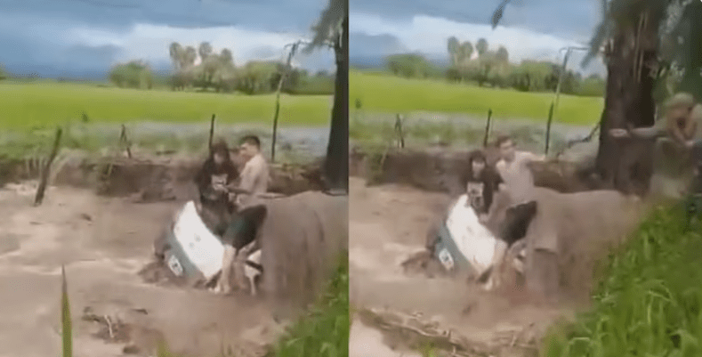 Rescataron a una pareja de turistas bonaerenses atrapada por una inundación en Salta